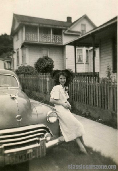 1948 Oldsmobile and a Hat