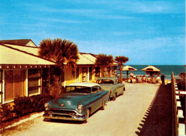 1953 Oldsmobile at Motel
